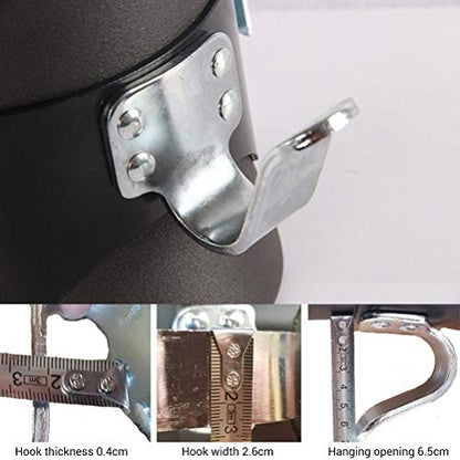 Anti Gravity Inversion Hang Up Boots - Heavy Duty Ankle Holders for Pull Up Bar, Black Padded Foam Fitness Equipment with Locking Buckles, Bearing Capacity 150KG, Includes 2m Safety Rope