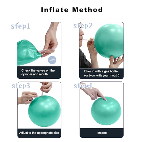 Exercise Ball for Workouts, 9 Inch Pilates Ball Anti-Burst and Slip Resistant Yoga Ball for Gym Fitness and Physical Therapy - color: Green 25cm