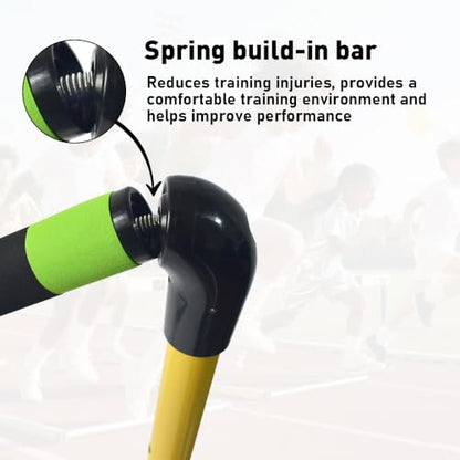 Adjustable Height Training Hurdle Newly Upgraded Injury-Reducing Track & Field Hurdles for Athletes & Adults