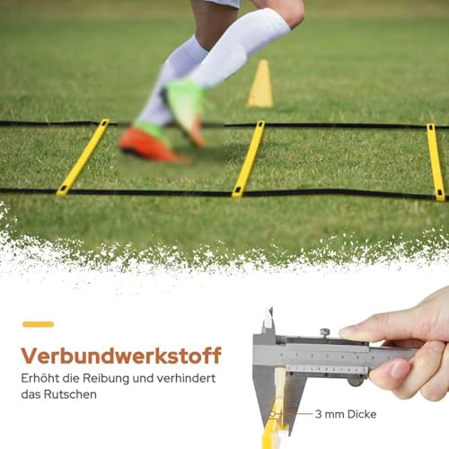 Agility Ladder Speed Ladder Portable Fitness Training Jumping Obstacles Outdoor Sports Folding Football Footwork Training