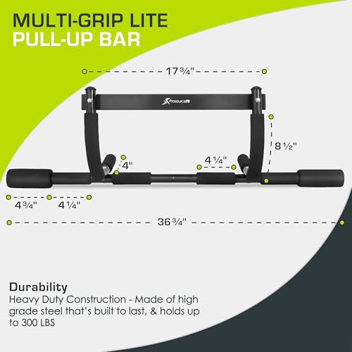 ProsourceFit Pull Up Bar for Multi Use Fitness & Home Gym Exercise