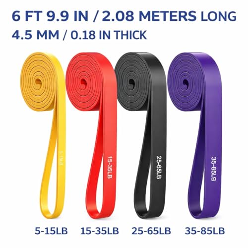 Resistance Bands for Working Out, Pull up Assistant Bands, Exercise Bands, Pull up Band Set for Strength Training, Pull Up Assistance Bands for Body Stretching Training Physical Therapy