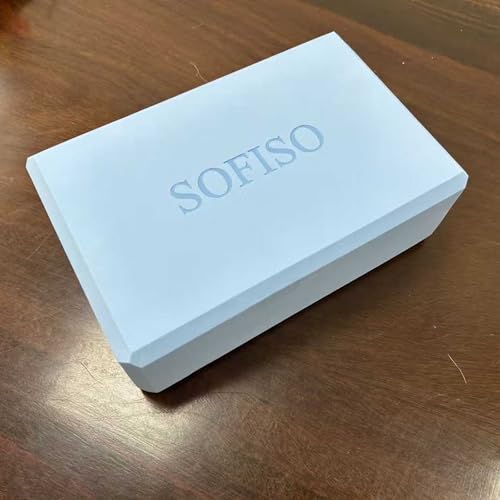 Yoga Block Soft Yoga Equipment Non-Slip Foam Blocks with Beveled Edges Home Gym Accessory Pilates Tool Lightweight for Travel Extra Firm Workout Accessory