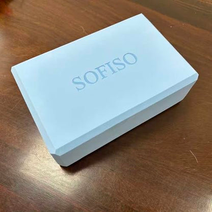 Yoga Block Soft Yoga Equipment Non-Slip Foam Blocks with Beveled Edges Home Gym Accessory Pilates Tool Lightweight for Travel Extra Firm Workout Accessory