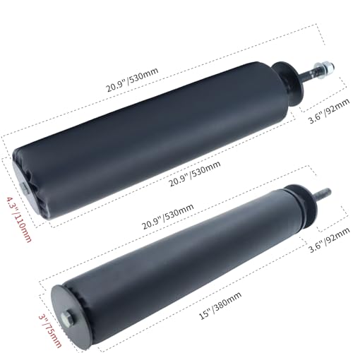 Single Leg Squat Roller/Nordic Hamstring Curl for Squat Rack Power Rack Attachments, Bulgarian Split Squat for Workout Esquipment Home Gym Accessories
