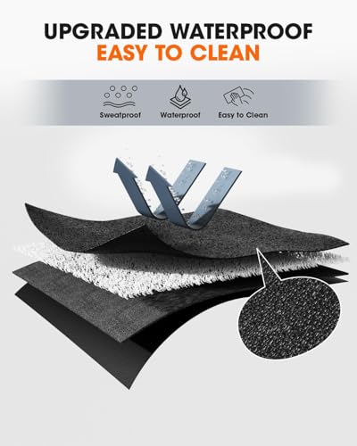 Walking Pad Mat for Carpet Floor, 68"x24", Treamill Mat for Hardwood Floors, High Density, 0.2" Thickness, Folable, Floor Protection for Bike, Elliptical, Treadmill - size: 68"L x 24"W x 0.2"Th