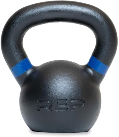 REP Fitness Single Kettlebells Weight Range, Cast Iron, Strength Training, Power Workout Equipment, Home Gym, Free Weights, Dumbbell Alternative, Exercise, Men, Women - style: 25lb
