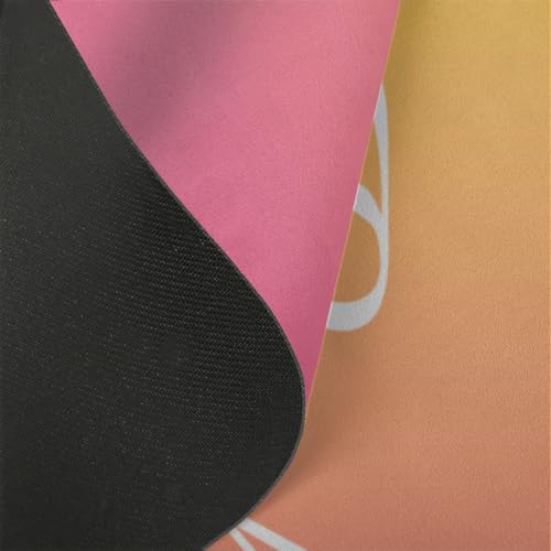 Custom Name Yoga Mat,Personalized Travel Yoga Exercise Mat,Non Slip,Perfect for Kids & Adults,Gradient Color D Series - color: Style 21