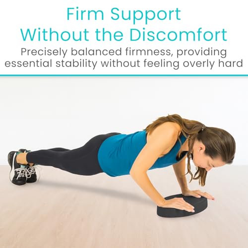 Vive Oval Balance Pad - Wobble Cushion For Physical Therapy And Rehabilitation Equipment - Soft Stability Trainer Foam For Workouts, Yoga, Core Strength And Pilates - Device For Women, Men And Kids
