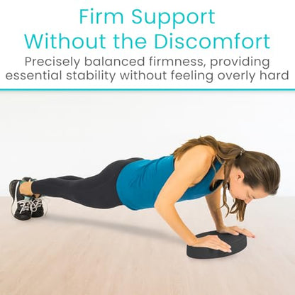 Vive Oval Balance Pad - Wobble Cushion For Physical Therapy And Rehabilitation Equipment - Soft Stability Trainer Foam For Workouts, Yoga, Core Strength And Pilates - Device For Women, Men And Kids