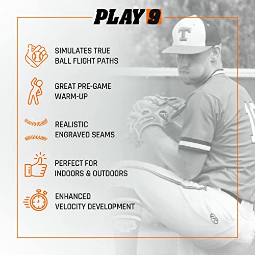 Plyometric Baseballs - Weighted Balls for Baseball - Arm Care, Velocity, and Strength Training - Weighted Baseballs for Throwing and Stretching - Textured Finish for Improved Grip