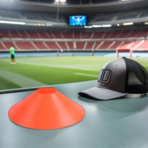 15pcs Soccer Training Cones Agility Markers Sturdy Plastic Disc Cones for Football Drills Outdoor Sports Practice and Agility Training