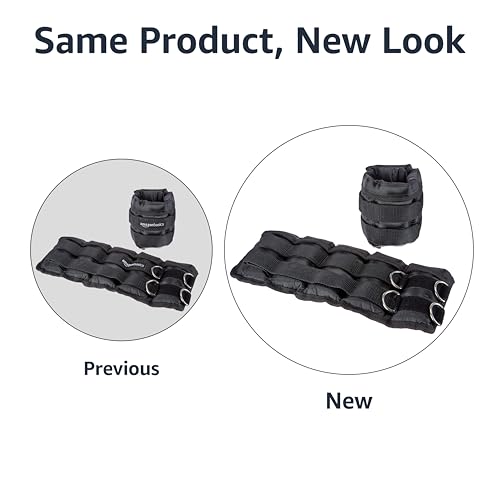 Amazon Basics Adjustable Ankle Weights - style: 10 Pound Set (5 Pounds Each)