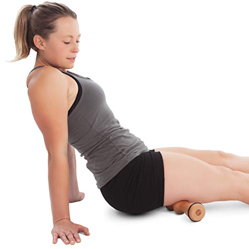 Body Back FSA Eligible Wood Back Roller, Spine Stretcher & Aligner, Ma Roller, Back Cracker for Back Pain Relief and Muscle Recovery, Manual Back Massager, Wood Therapy Massage Tool (15 inch)