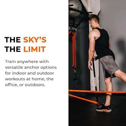 Stroops VITL Slastix Resistance Bands Set, All-in-One Full Body Workout Kit - color: Black, size: Full Kit