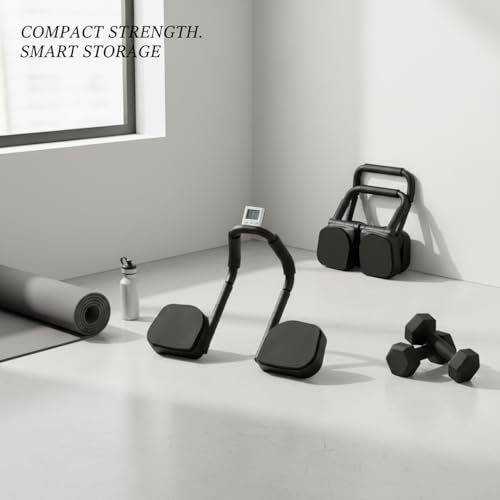 Foldable Push-Up Board, PP Plastic Strength Training Stand with Stable Grip for Home Gym, 11 x 7.9 x 3.9 Inches (1 PC) - color: Black