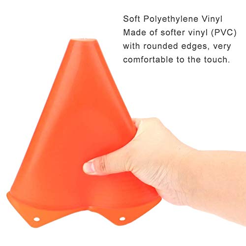 Soccer Cones 7 Inch 25 Pack - color: 5 Colors