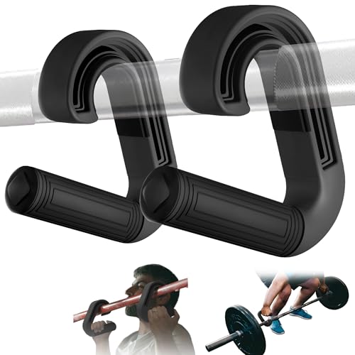 Neutral Grip Handles for Pull Up: Ergonomic Portable Hooks for Barbell Row Deadlift Resistant Bands for Home Gym Fitness Enthusiasts