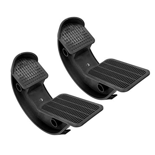 2 Pcs Calf Stretching Board Incline Board Calf Stretcher Ankle Foot Incline for Foot Stretch Training Knee Rescuer Yoga - color: Black