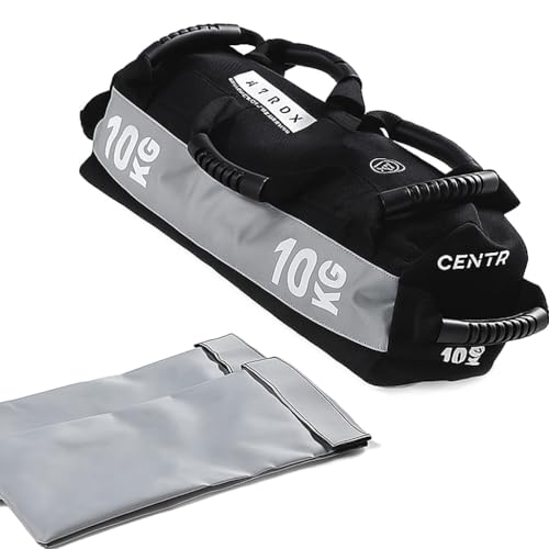 CENTR x HYROX Competition Sandbag – Training Bag with 7 Handles, Cordura® Nylon Construction with Reinforced Double-Stitched Seams and Non-Slip Handles, 10/20/30 kg – HYROX Gear
