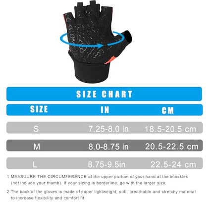 Luwint Ventilated Workout Gloves, Flexible Full Palm Wrist Support for Men and Women Exercise, Weight Lifting, Gym, Cycling