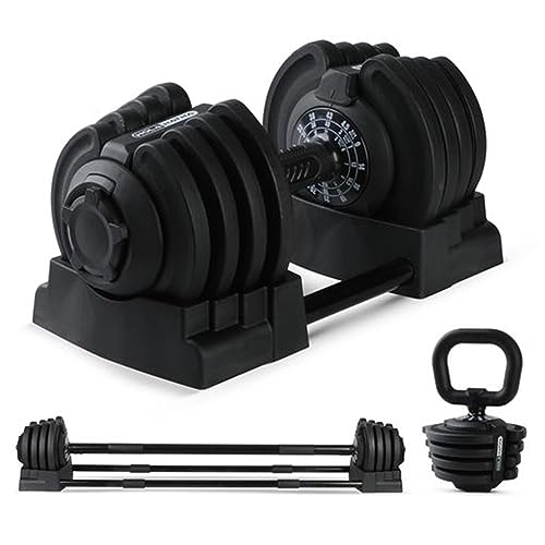 HolaHatha Multifunctional Adjustable Dumbbell Set