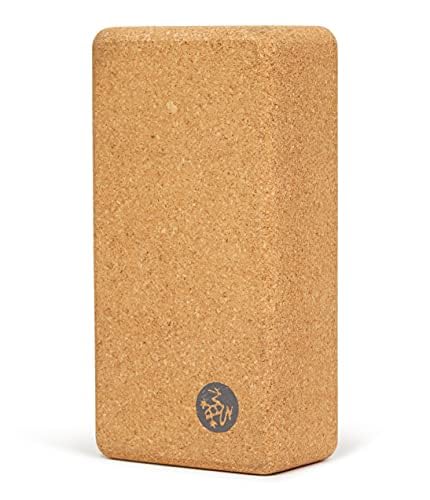 Manduka Yoga Block - Fine-Grain Block, Yoga Equipment, Home Gym Accessory, Pilates Tool, Lightweight for Travel, Extra Firm Workout Accessory with Comfortable Edges - size: 3" x 4" x 8.5"