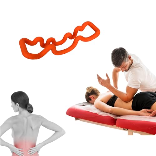 Back Deep Tissue Massager, Back Stretcher, Relieve Low Back Pain, Middle Back Pain and Sciatica, Athletes Muscle Recovery Tool