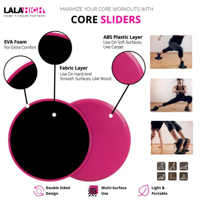 LALAHIGH Push Up Board,36 in 1 Home Gym Equipment with Ab Roller Wheel & Resistance Bands, Portable Foldable Workout Board for Full Body Strength Training Men Women,Gift for Grilfriend