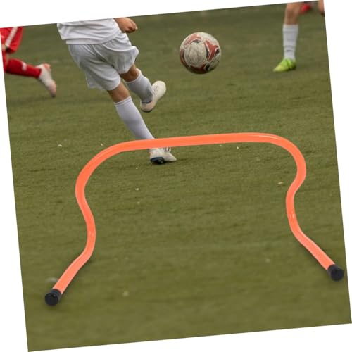 TOYANDONA 4pcs Professional Sports Training Hurdles Plastic Agility Speed Hurdles 15cm Height Football Basketball Soccer Training Equipment for Youth and Outdoor Practice