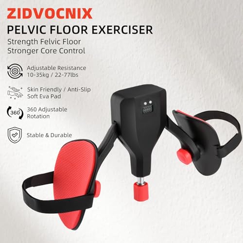 Thigh Trainer Master for Women & Men, Kegel Master & Pelvic Floor Trainer, Inner Thigh Exerciser, 22-77lbs Resistance, Glute & Hip Toner, Home Workout Equipment with Bands, Fitness for Home & Travel