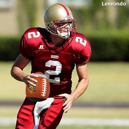 PassCatch Training Football, Enhance Passing Catching Skills, Official & Youth Size(with Pump)