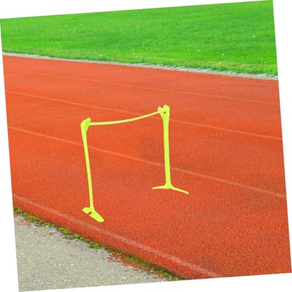 Hemoton Foldable Soccer Training Equipment with Adjustable Heights for Football Basketball and Athletic Drills Durable Detachable Practice Hurdles for Skill Development and Coordination