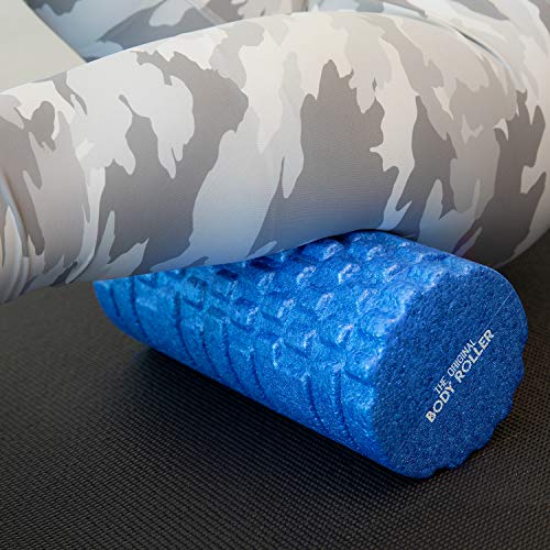 The Original Body Roller - High Density Foam Roller Massager for Deep Tissue Massage of The Back and Leg Muscles - Self Myofascial Release of Painful Trigger Point Muscle Adhesions - 13" Blue - color: Blue