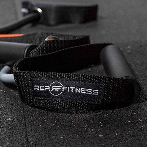 REP Fitness Tube Resistance Bands with Handles – Exercise Bands for Home Fitness Training and Strength Training - style: Medium – 12mm