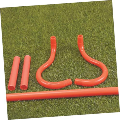 3pcs Detachable Agility Speed Training Hurdles PVC Portable Sports Equipment for Soccer Basketball Football Drills and Athlete Fitness