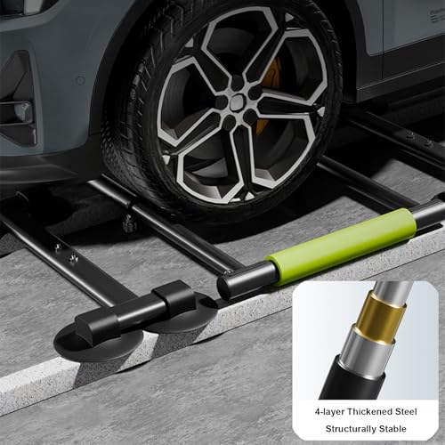 Parallel Bars for Physical Therapy, 6.57Ft, Height Adjustable, Black and Green