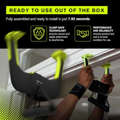 Eleviia: Portable Doorway Pull-Up Bar – Lightweight, Travel-Ready, 250 lb Capacity