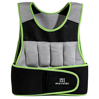 Adjustable Weighted Vest Women Men with Reflective Design 10lbs,20lbs Workout Vest for Strength Training, Walking, Jogging, Weightlifting, Running Men Women - size: 10lbs