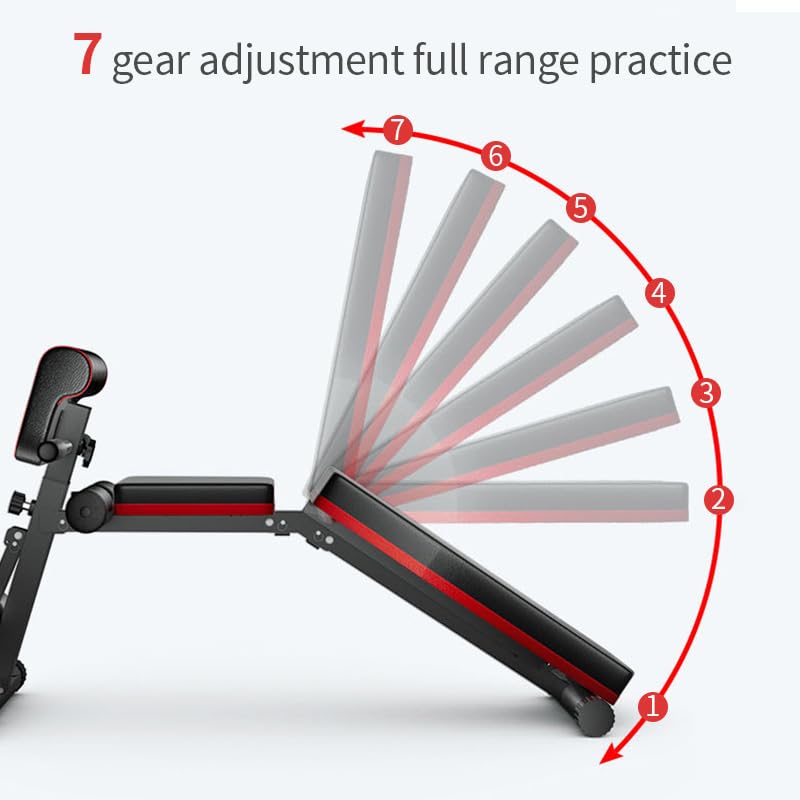 13-in-1 Multifunctional Dumbbell Bench Press & Sit-Up Chair – Adjustable Folding Home Gym Equipment for Strength Training, Core Workouts, Dumbbell Lifts & Full-Body Exercise – Compact & Heavy-Duty Design