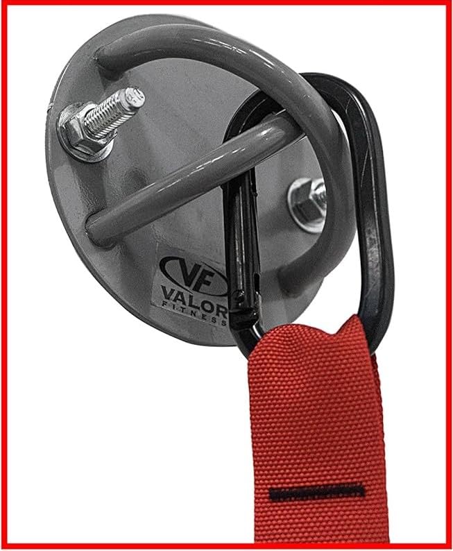 Valor Fitness Suspension Trainer Wall Mount Anchor, Ceiling Mount Bracket for Suspension Straps, Resistance Bands, Gym Rings, Battle Ropes, Heavy Duty Steel Mounting Plate