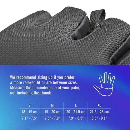 adidas Essential Training & Weightlifting Gloves, Fingerless Workout Gloves - color: Blue, size: Medium