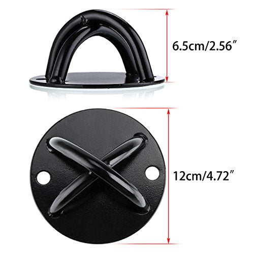 Hipiwe Ceiling Anchor Wall Mount Bracket for Suspension Straps, Gymnastic Rings, Aerial Yoga Swing & Hammock, Resistance Band, Battle Rope