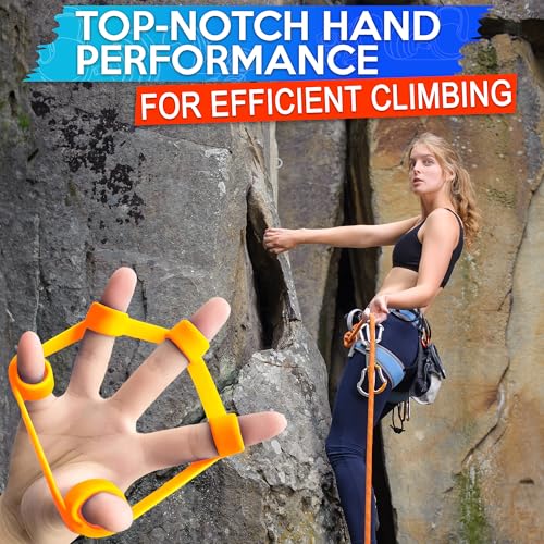 6Pcs Finger Extension Bands - Finger Stretcher Exerciser Silicone Grip Strengthener, 3 Resistance Levels, Ergonomic Hand Exerciser with Shape-Retention, Tear-Resistant Comfort Grip for Hand Recovery