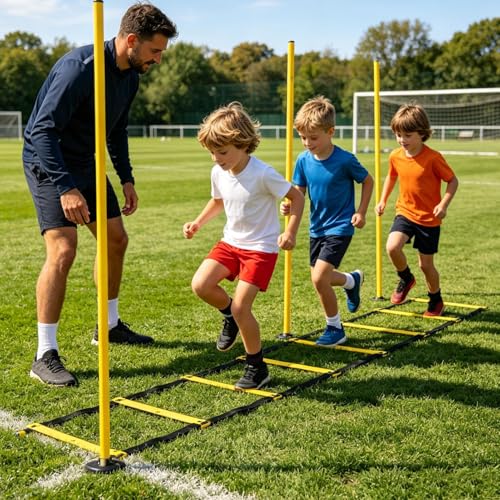 Training Ladder Portable Sports Equipment with Carry Bag - color: 8 meters