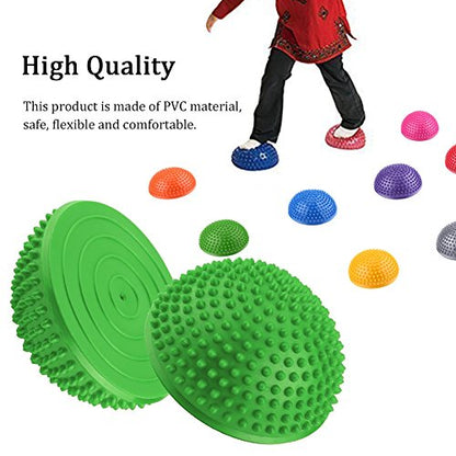 Balance Ball, Foot Massage and Stability Training with Textured Surface Pilates Accessory for Yoga Fitness Gymnastics Home Workout