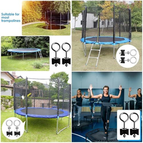 6 Pack Trampoline Screws and Bolts Replacement Trampoline Poles Mount Screw for Kids Trampoline Leg Feet Connection Mini Trampoline with Safety Enclosure Mini Fitness Rebounder Trampolines