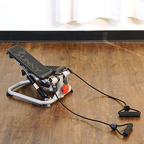 Sunny Health & Fitness Mini Stepper w/LCD Monitor & Adjustable Step Height - color: Grey