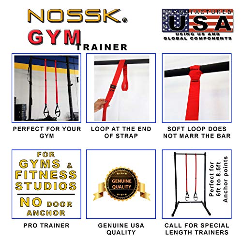 2 Pack! 2 sets of NOSSK GYM Pro Suspension Fitness Trainers - Manufactured in California using US and Global Components!