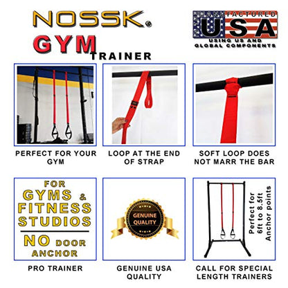 2 Pack! 2 sets of NOSSK GYM Pro Suspension Fitness Trainers - Manufactured in California using US and Global Components!